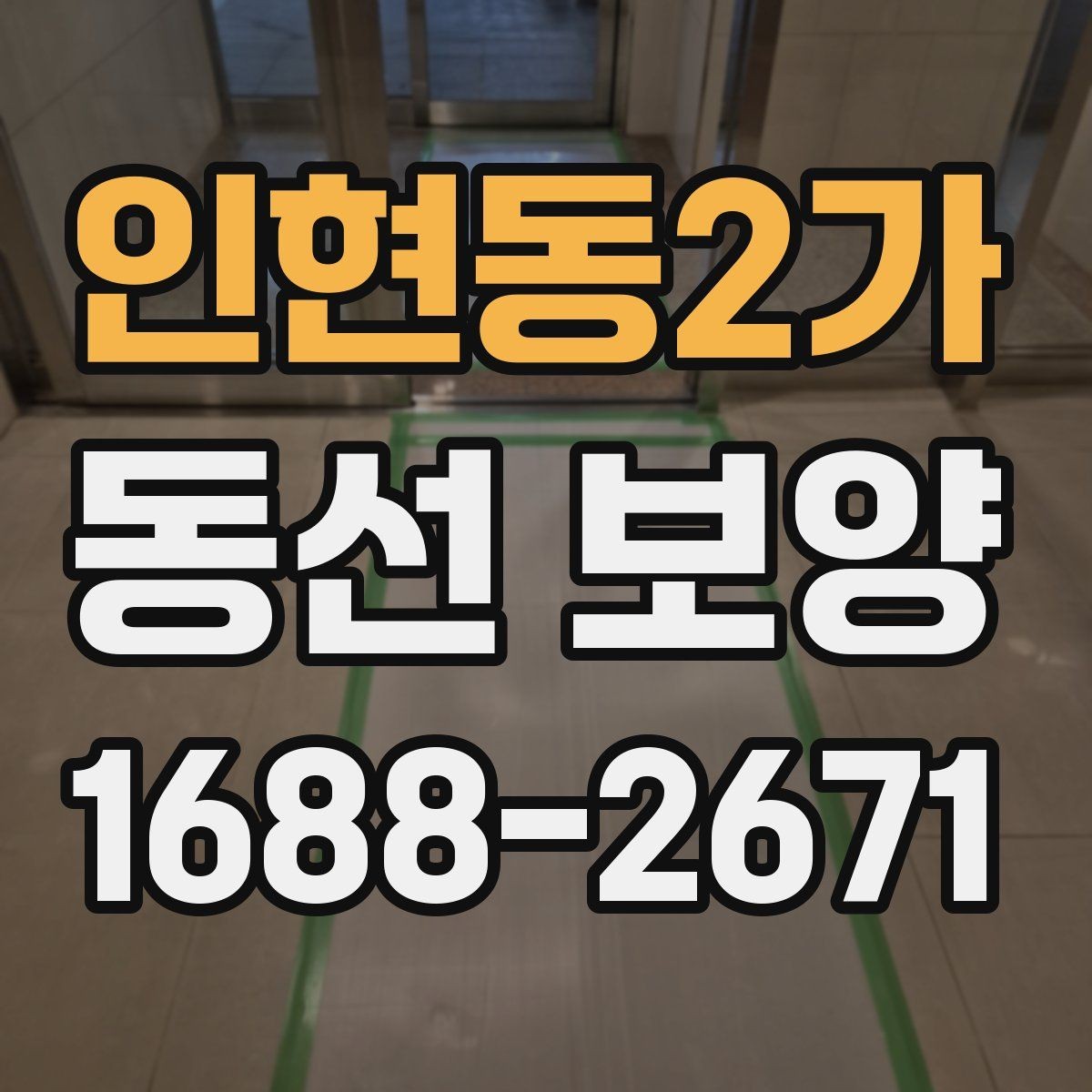 인현동2가 동선 보양 시 주의해야 할 안전과 동선 관리