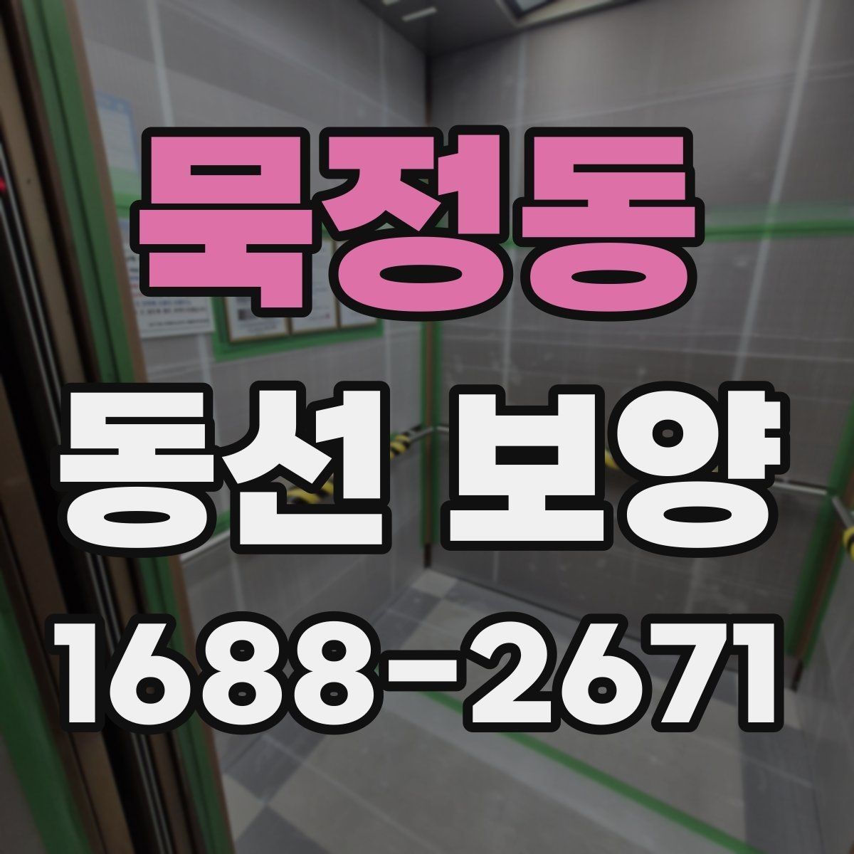 묵정동 동선 보양 작업을 깔끔하게 마무리하는 법