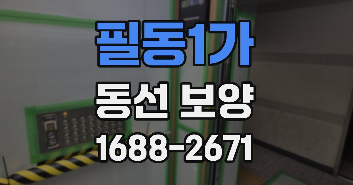 필동1가 동선 보양