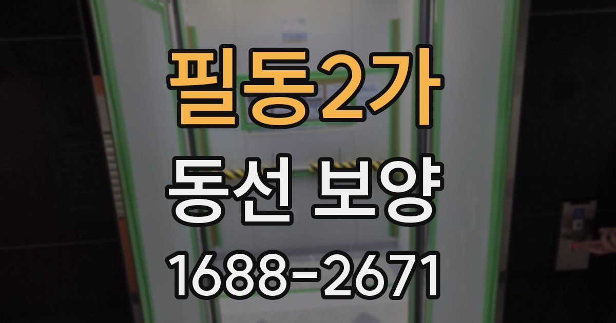 필동2가 동선 보양