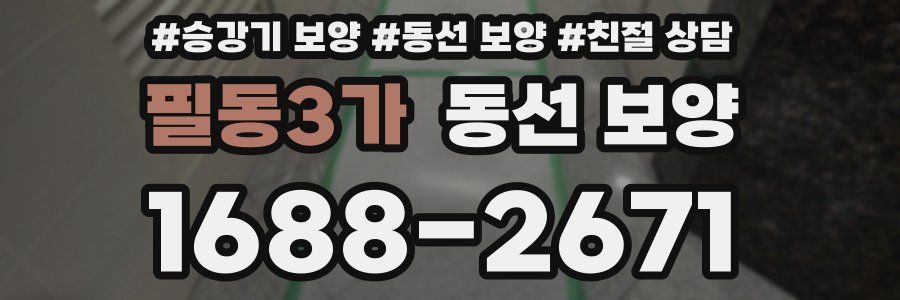 필동3가 동선 보양