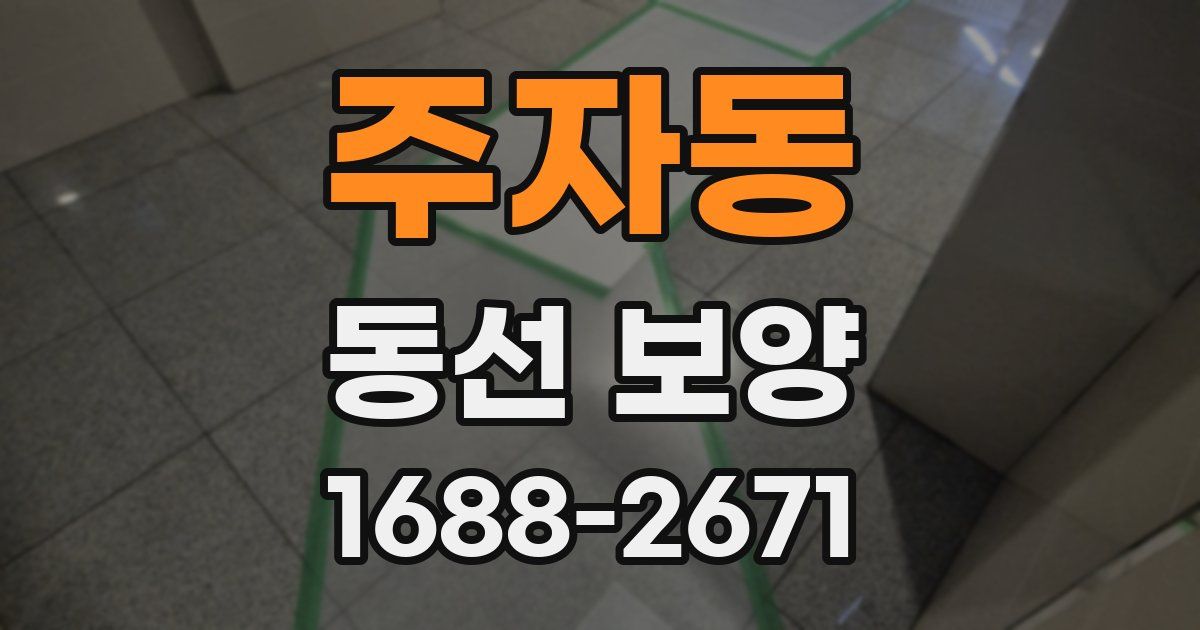 주자동 동선 보양