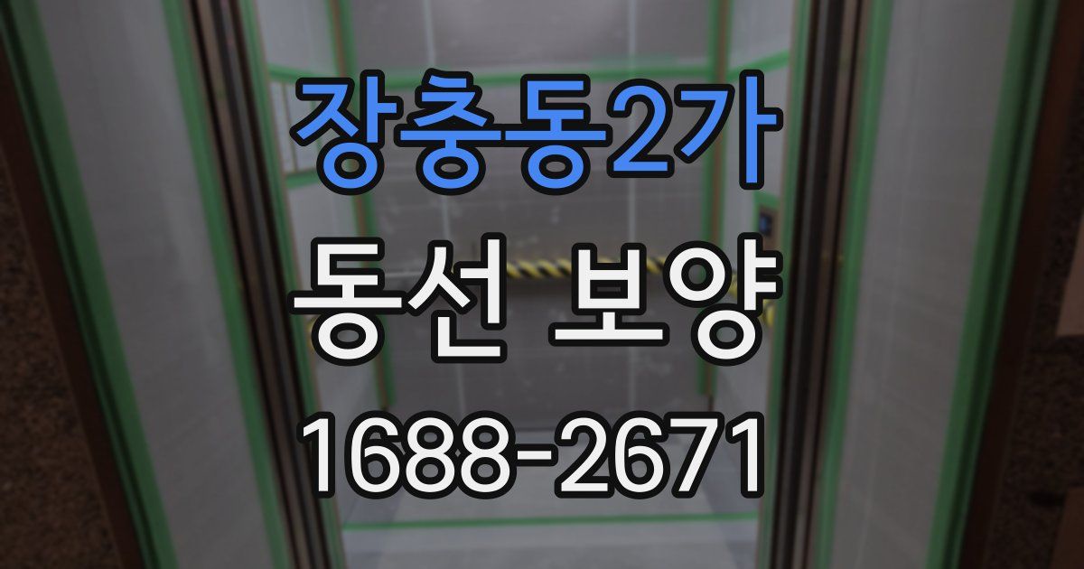 장충동2가 동선 보양