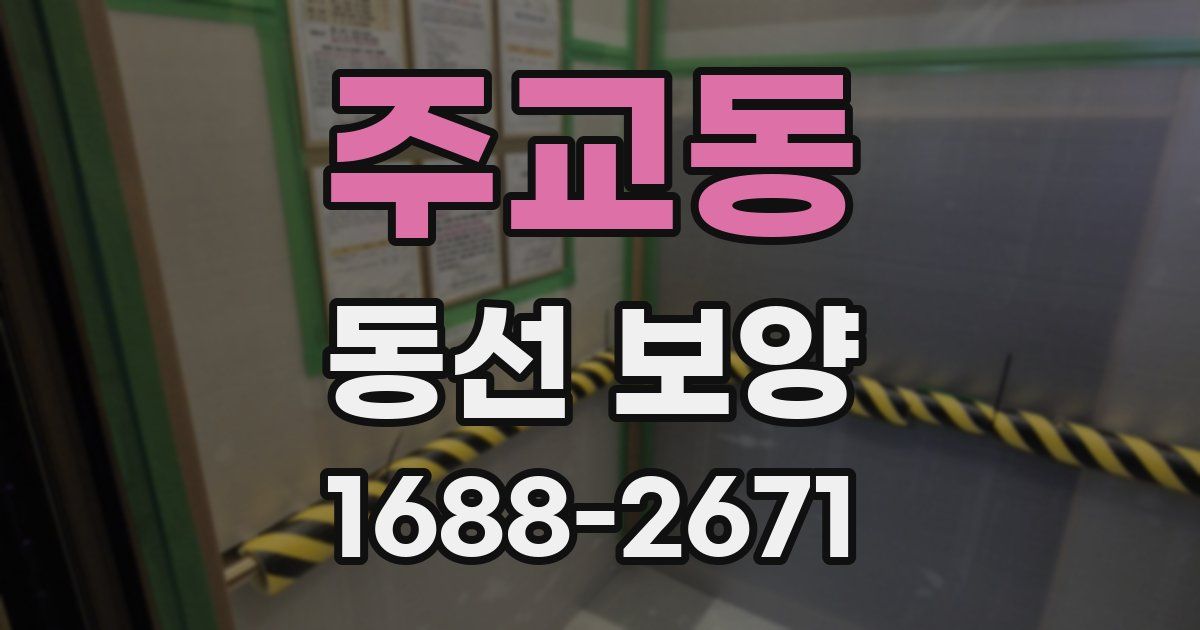 주교동 동선 보양