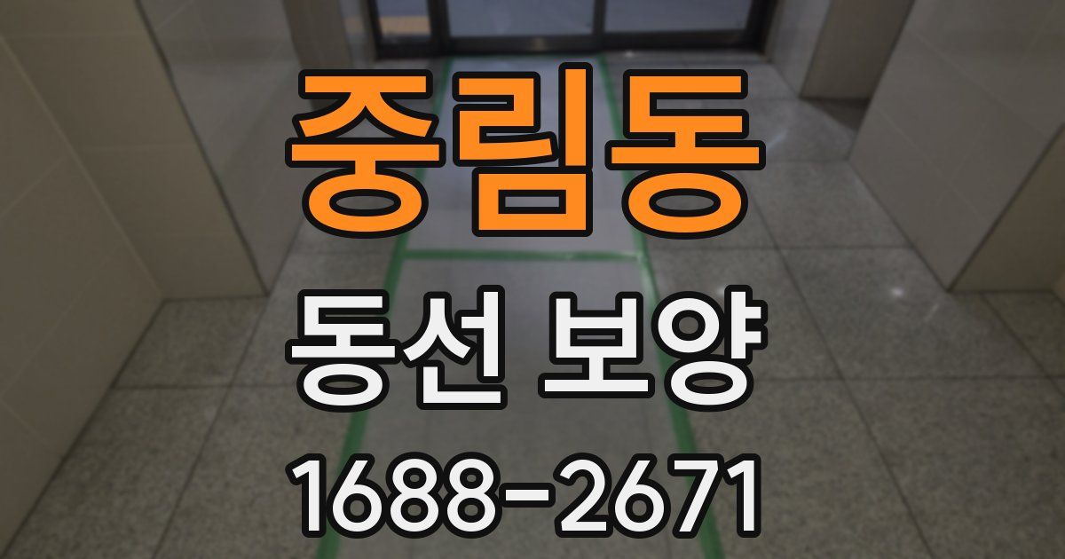 중림동 동선 보양