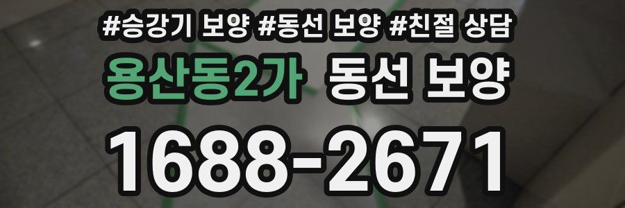 용산동2가 동선 보양