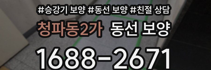 청파동2가 동선 보양