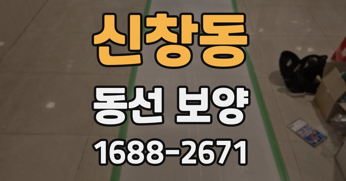 신창동 동선 보양