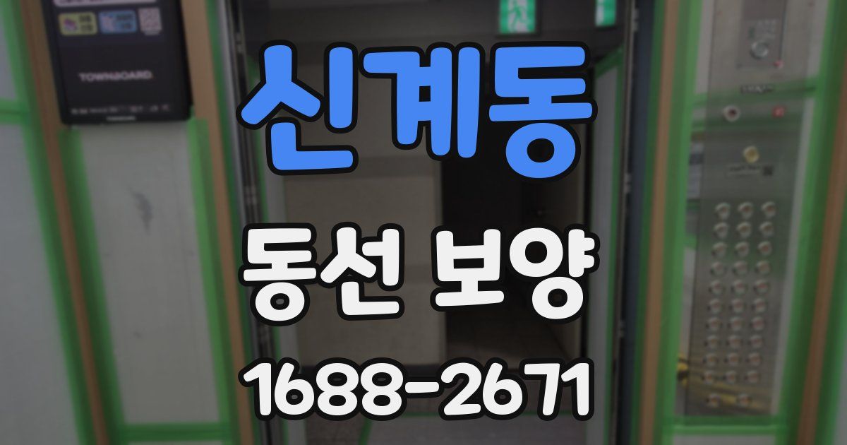 신계동 동선 보양
