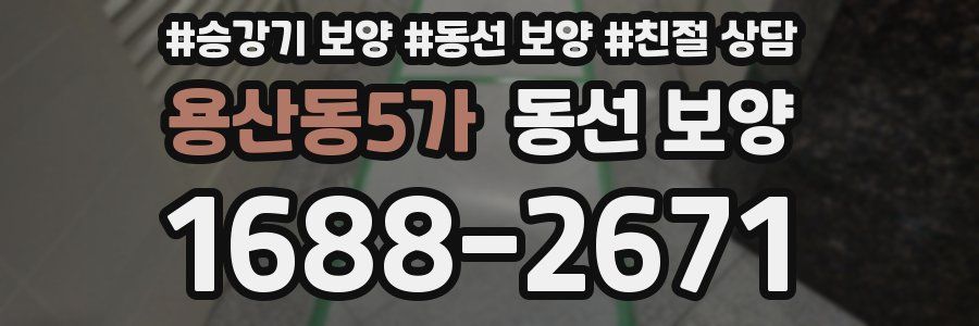 용산동5가 동선 보양