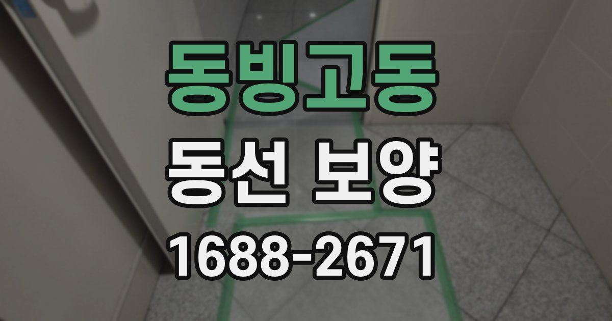 동빙고동 동선 보양