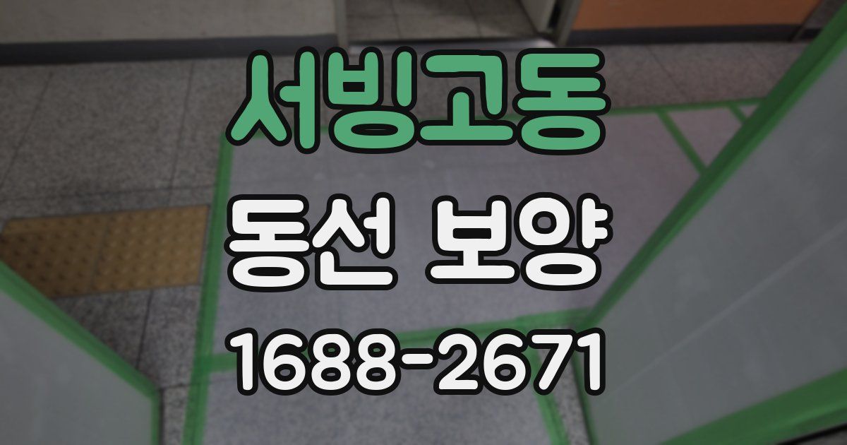 서빙고동 동선 보양
