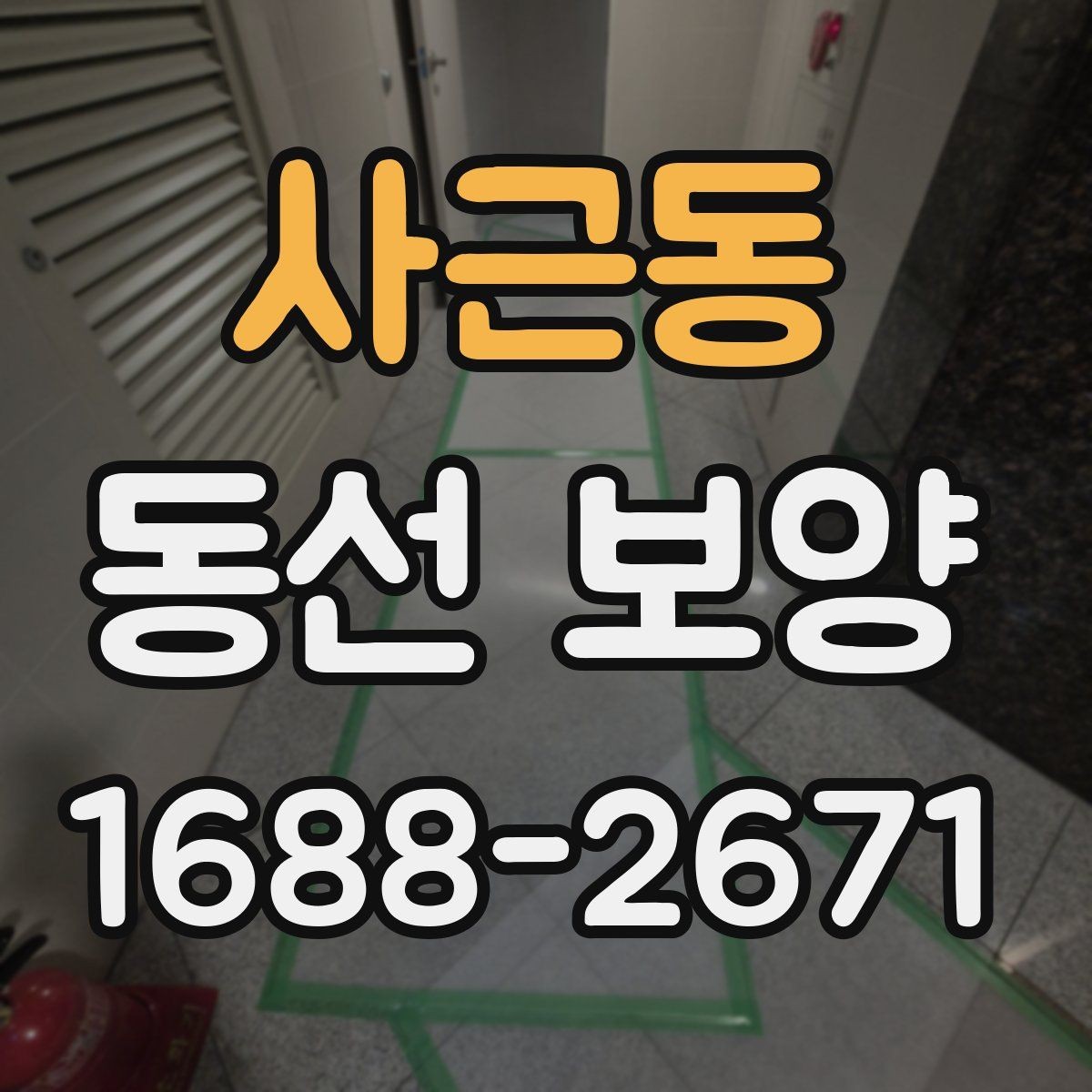 사근동 동선 보양 현장에서 주의할 점 모음