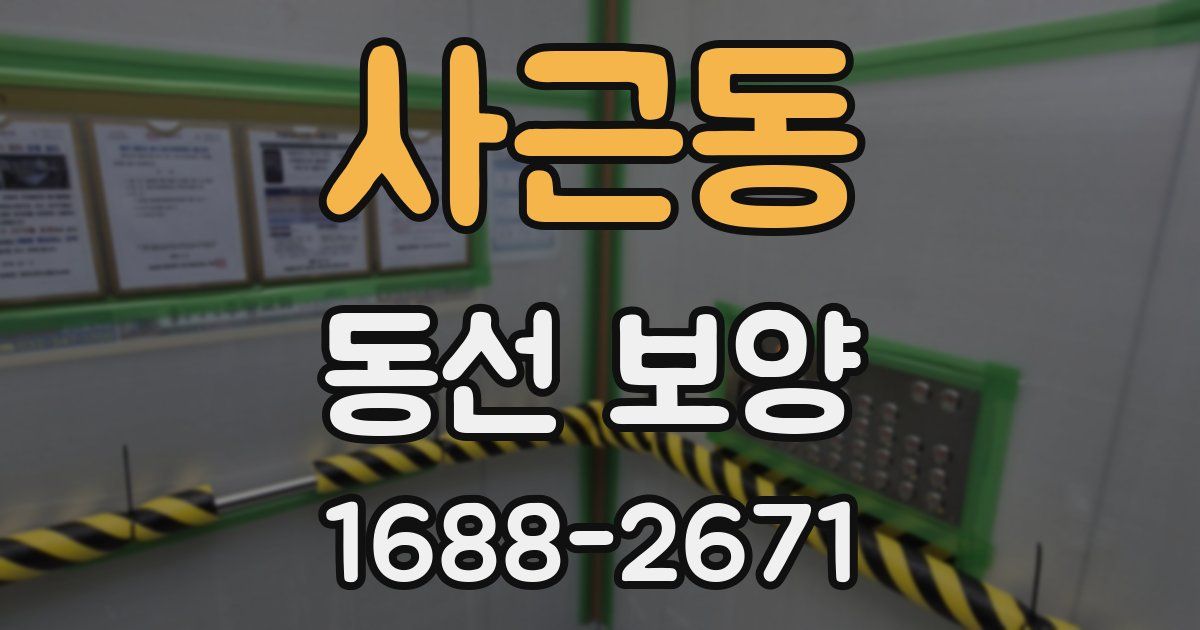 사근동 동선 보양