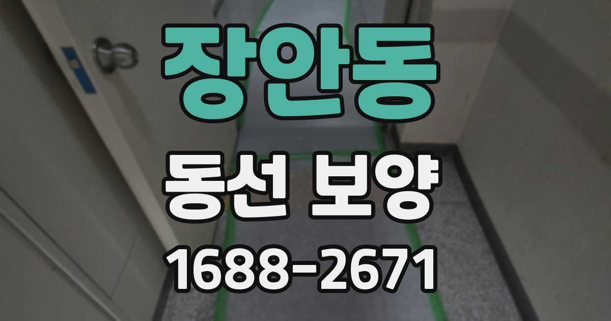장안동 동선 보양