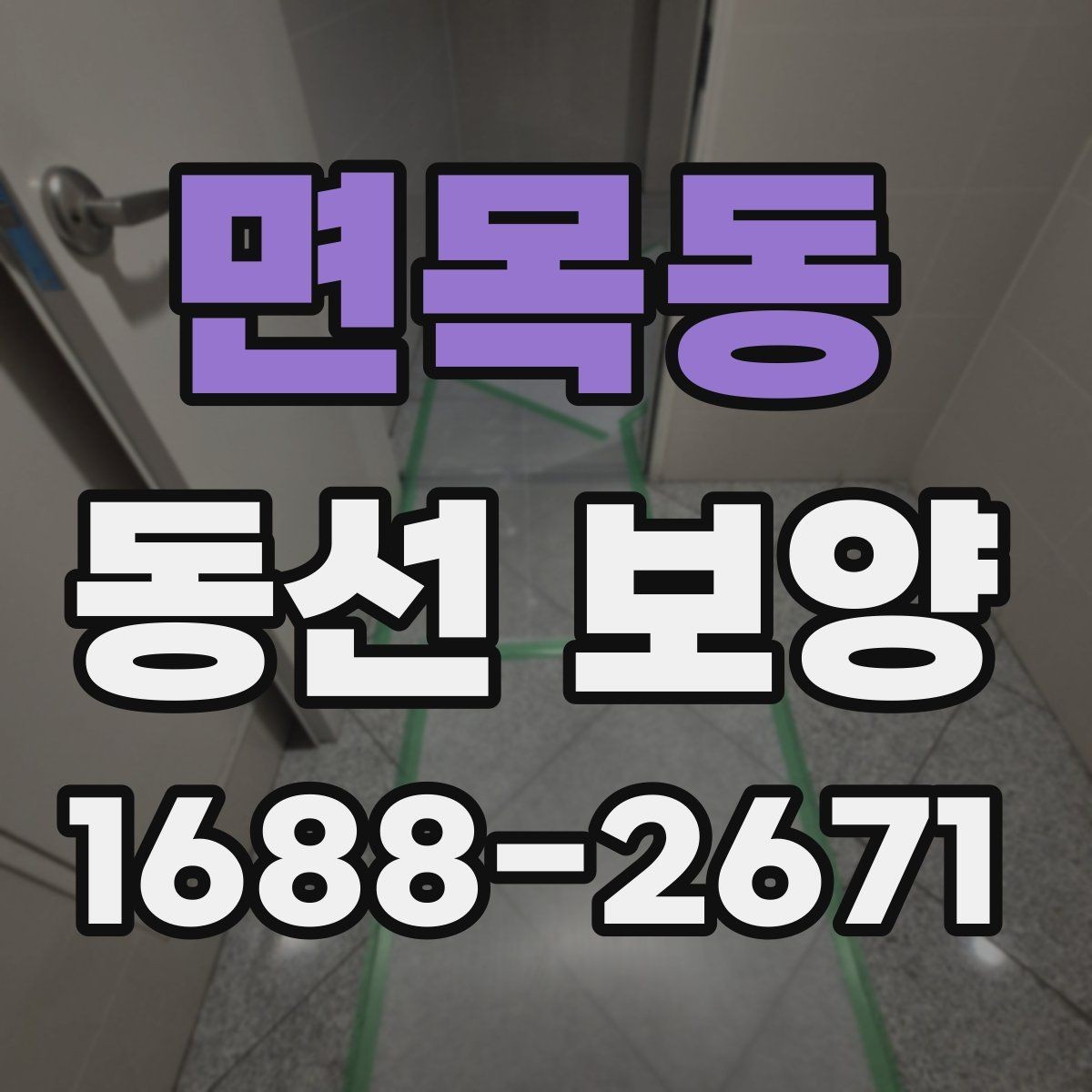 면목동 동선 보양 방법을 상황별로 나누어 보기