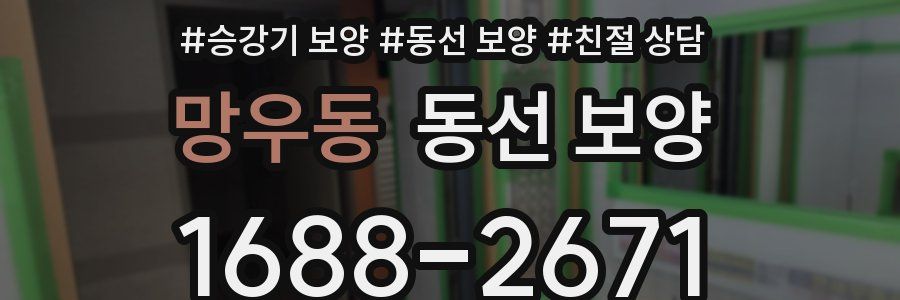 망우동 동선 보양