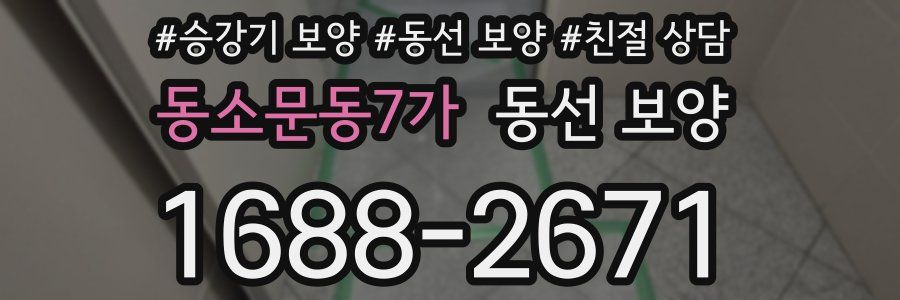 동소문동7가 동선 보양