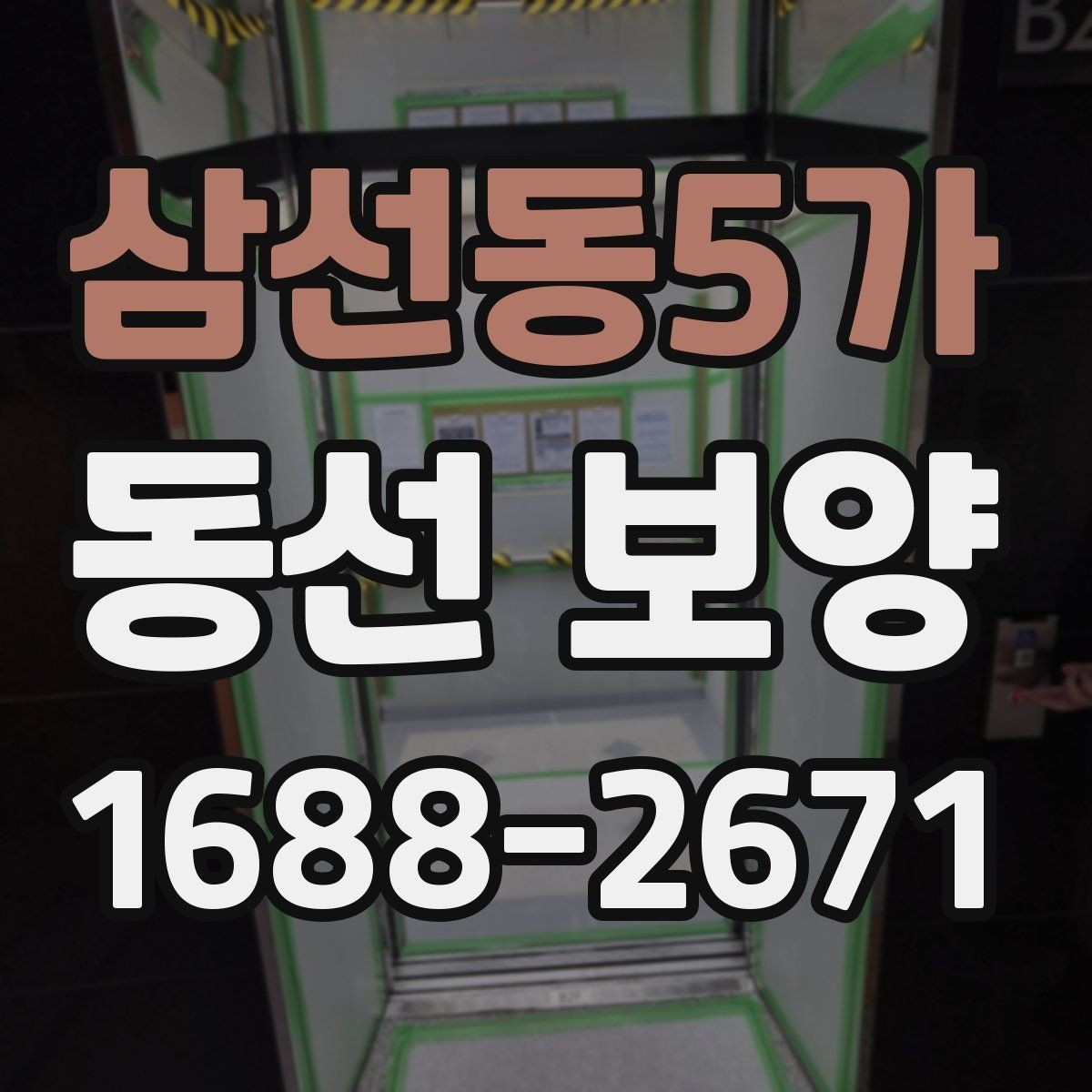 삼선동5가 동선 보양 작업에서 자주 묻는 질문 정리