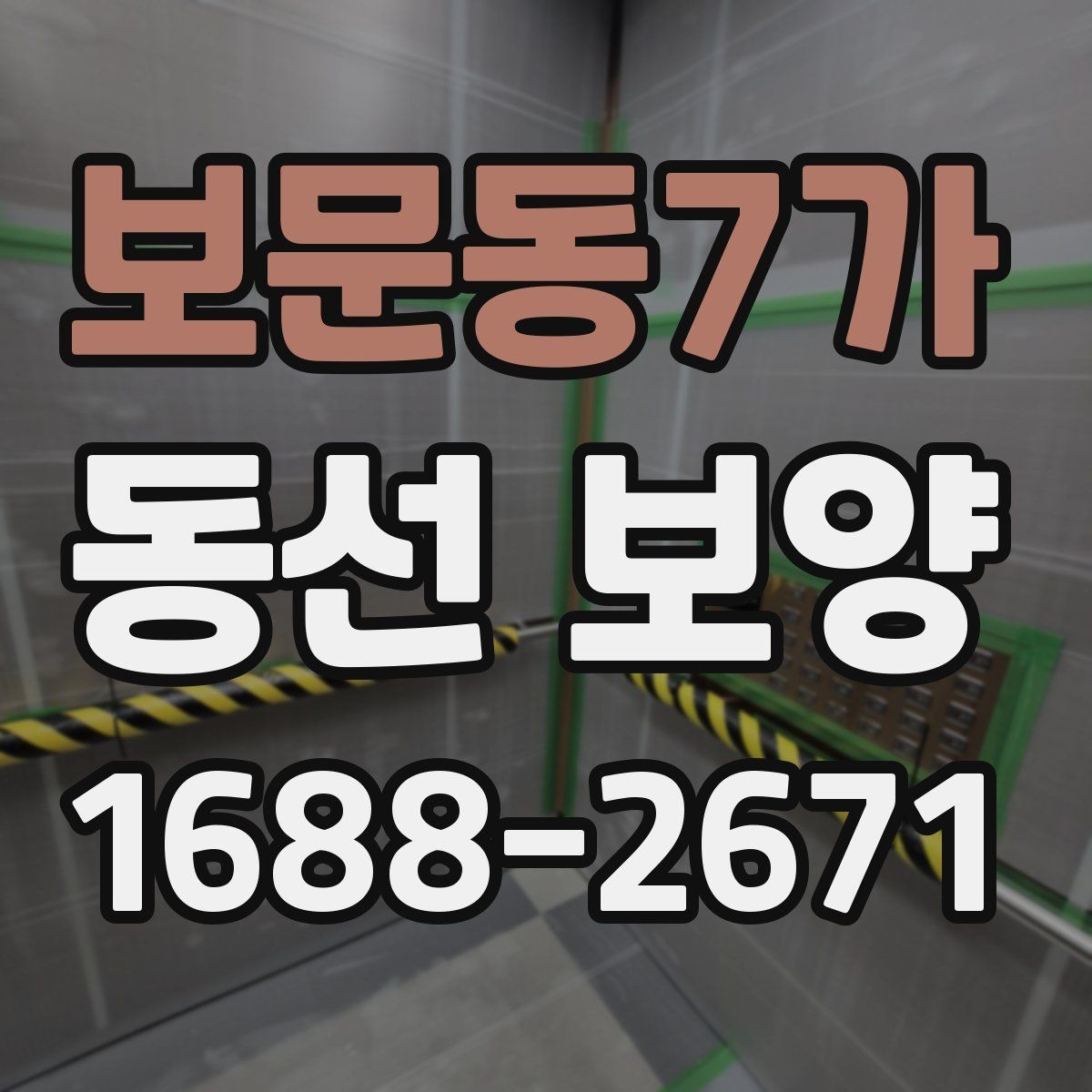 보문동7가 동선 보양 전후로 체크해야 할 사항