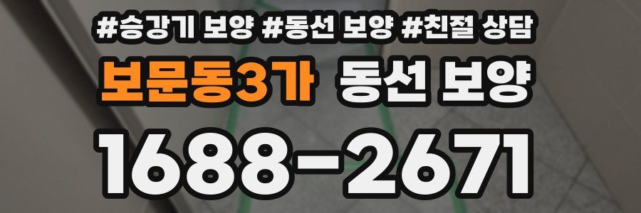 보문동3가 동선 보양
