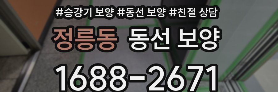 정릉동 동선 보양