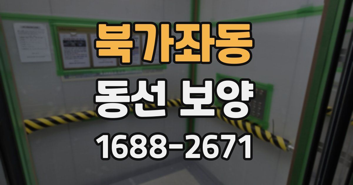 북가좌동 동선 보양