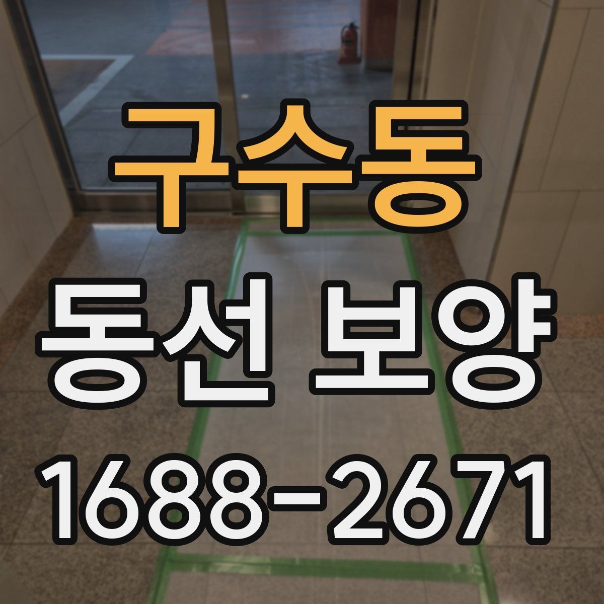 구수동 동선 보양 현장별 적용 사례와 특징