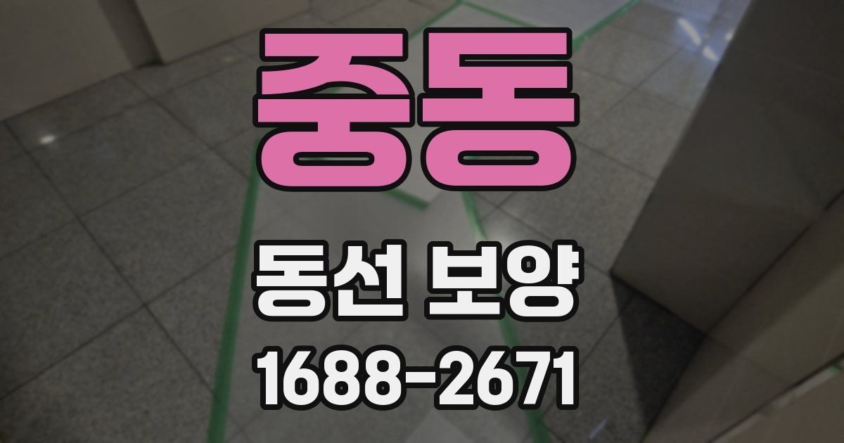 중동 동선 보양