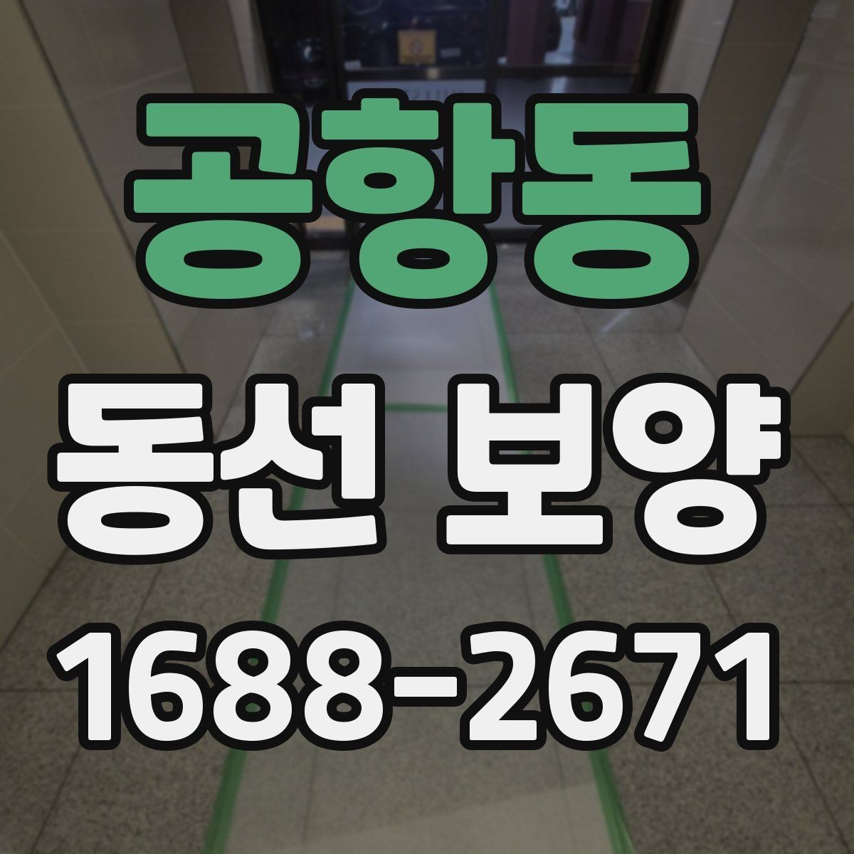 공항동 동선 보양 공사 전후 주의사항 한눈에 보기
