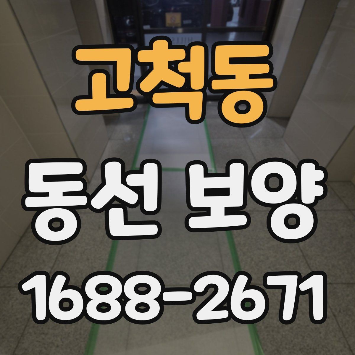 고척동 동선 보양 과정별 역할과 확인 포인트