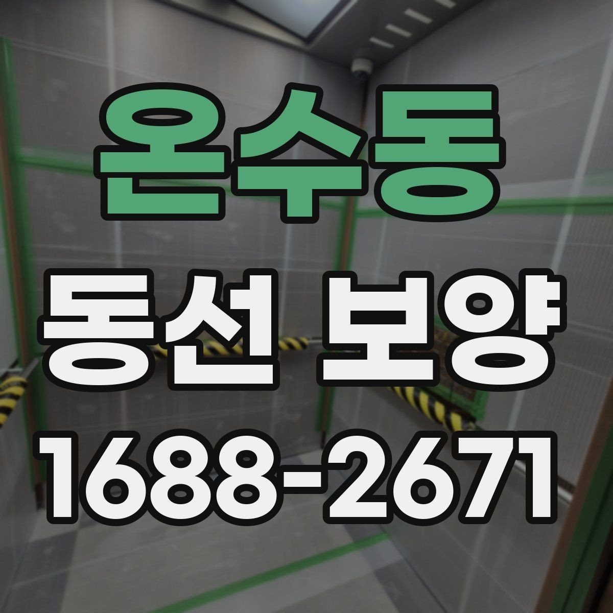 온수동 동선 보양 전후 차이를 알기 쉽게 정리