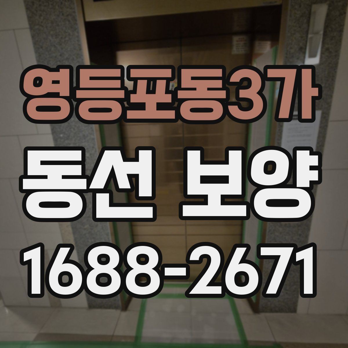 영등포동3가 동선 보양 현장별 적용 사례와 특징