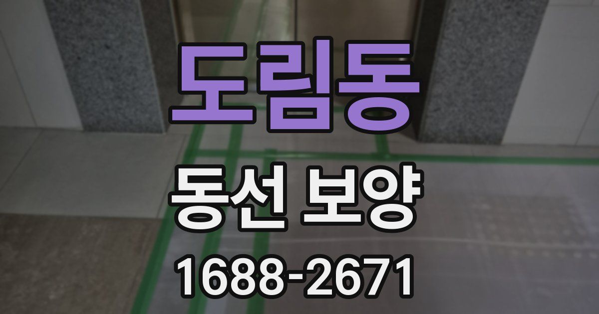 도림동 동선 보양