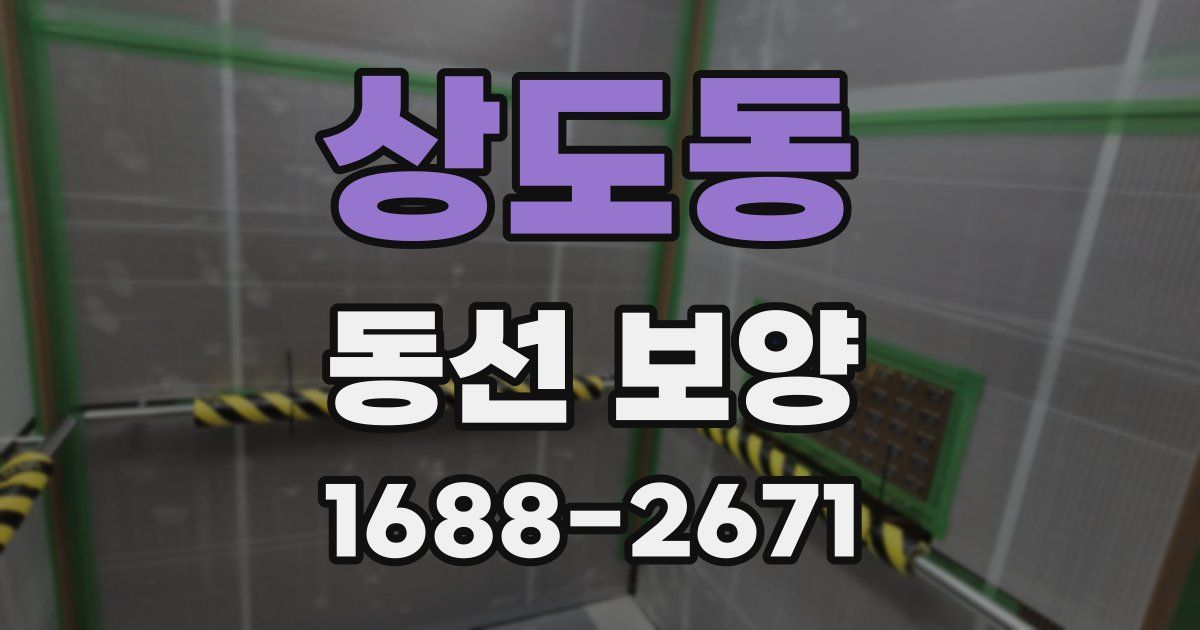 상도동 동선 보양