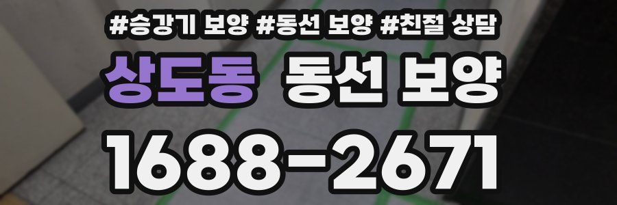 상도동 동선 보양