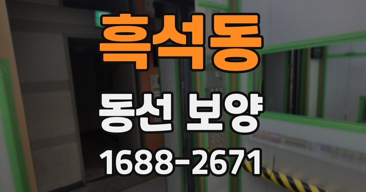 흑석동 동선 보양