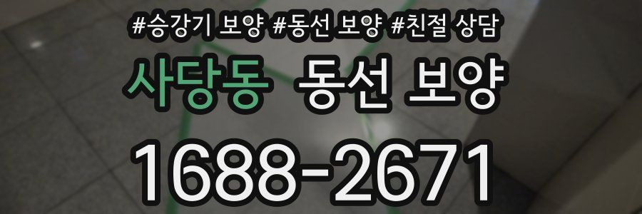 사당동 동선 보양