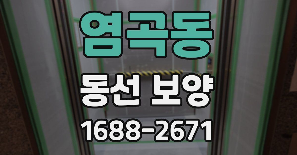 염곡동 동선 보양
