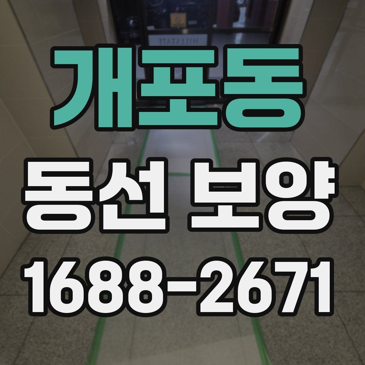 개포동 동선 보양 작업 시 인원 배치가 중요한 이유