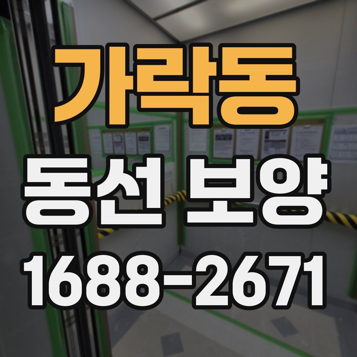 가락동 동선 보양
