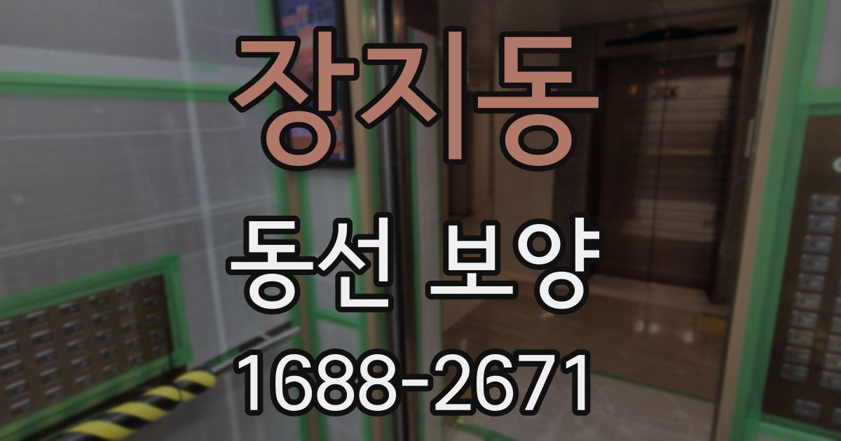 장지동 동선 보양