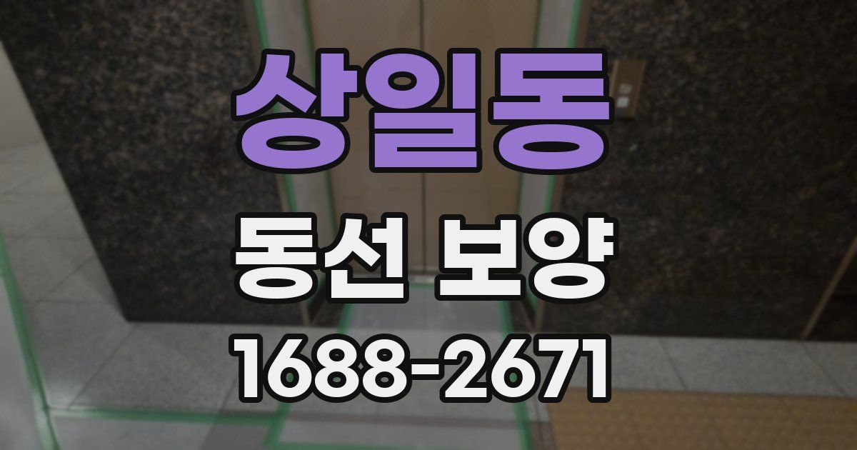 상일동 동선 보양