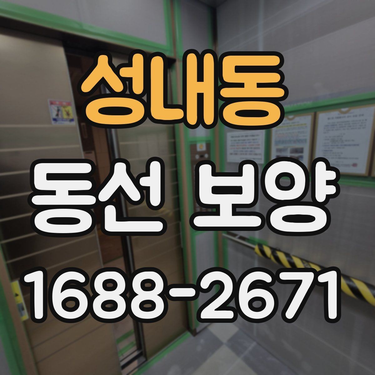 성내동 동선 보양 시공 전후로 달라지는 관리 방식