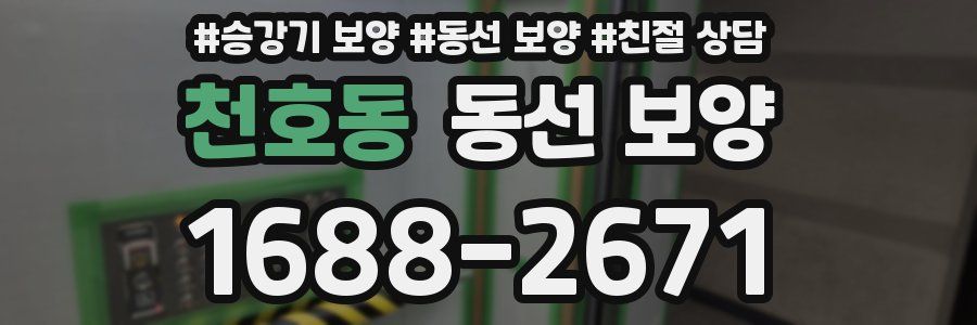 천호동 동선 보양