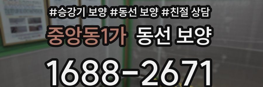 중앙동1가 동선 보양