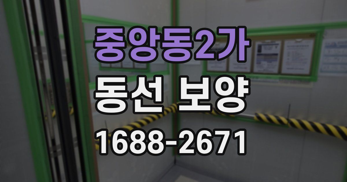중앙동2가 동선 보양