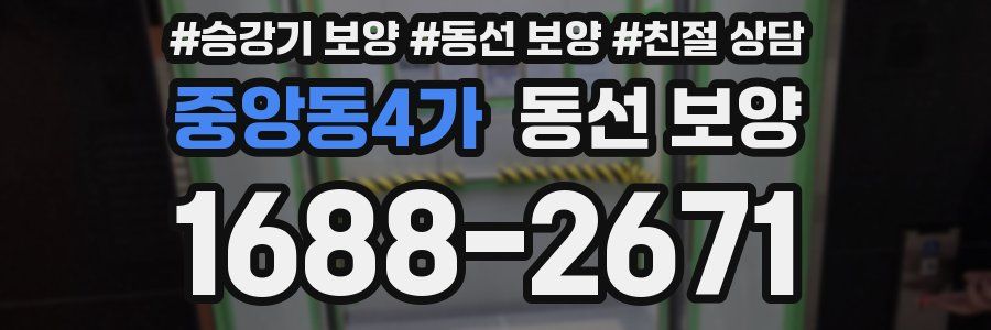 중앙동4가 동선 보양