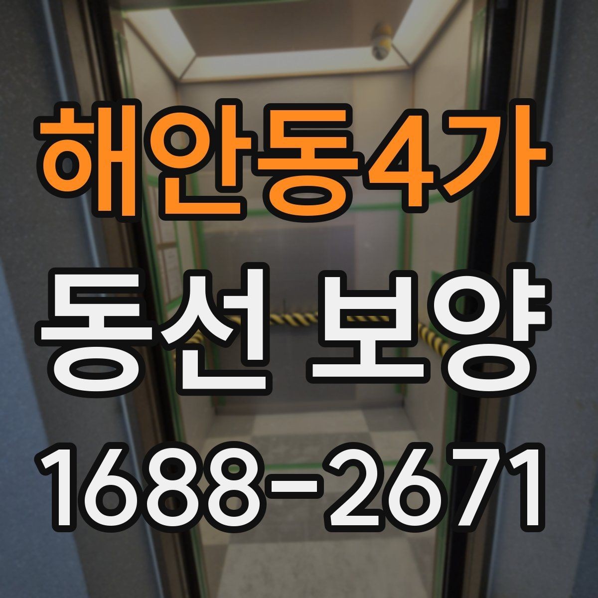 해안동4가 동선 보양 현장에서 주의할 점 모음