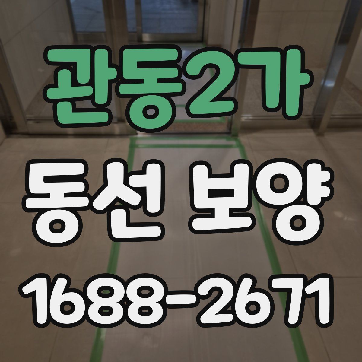 관동2가 동선 보양 선택 전 비교해야 할 항목들